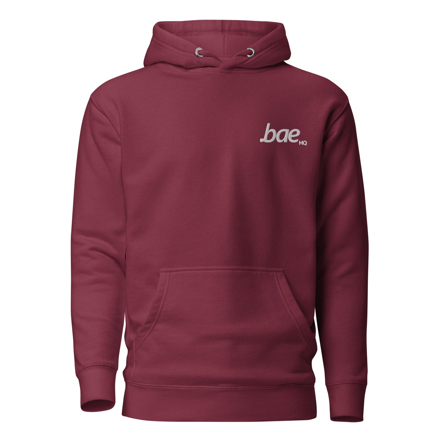 Burgundy/White Hoodie